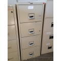 Kardex Beige Fire Proof 4 Drawer Vertical Legal File Cabinet